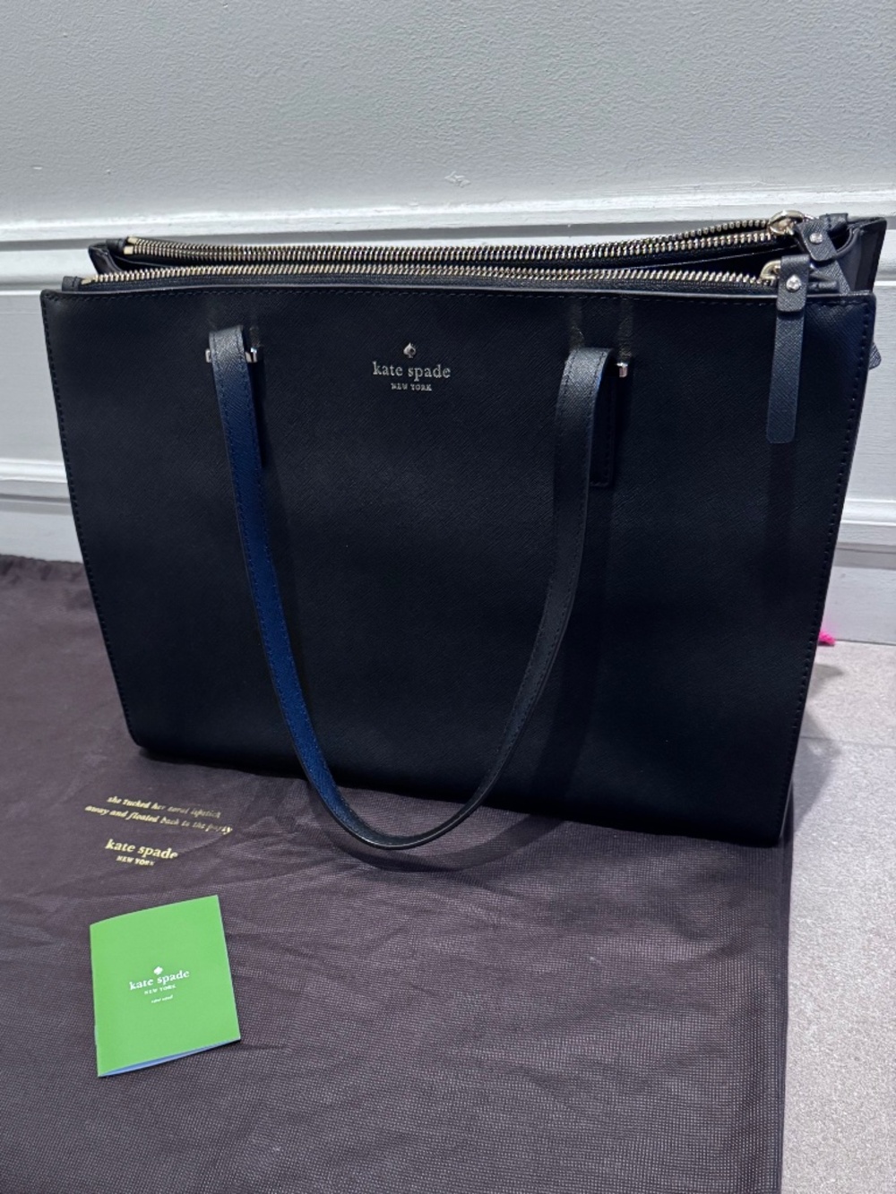 Authentic Pristine Kate Spade New York Cameron Street Jensen Leather Tote